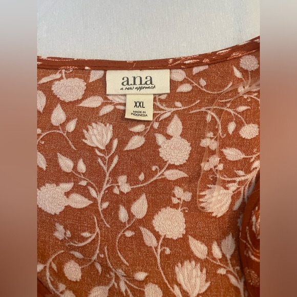 a.n.a Women’s Casual Floral Dress Plus Size XXL. New w tag - Picture 6 of 10